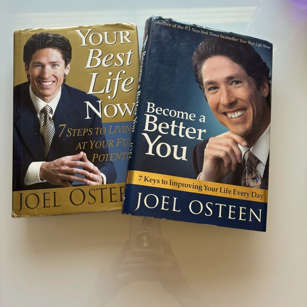 Joel Osteen:  Your best life Now, Become a Better You bundle, EUC.